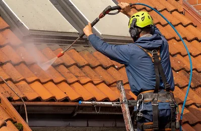 Démoussage et hydrofuge de toiture à Allières